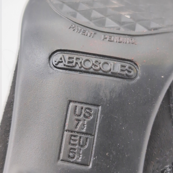 AEROSOLES Black Sz 7.5 Heeled Boots with Sophisticated Design - Picture 7 of 10